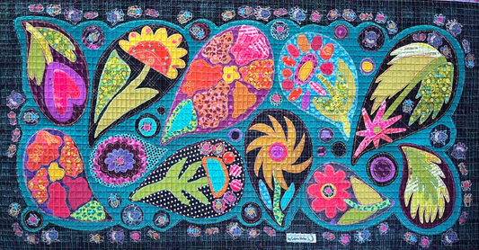 Paisley Party Runner Collage Pattern