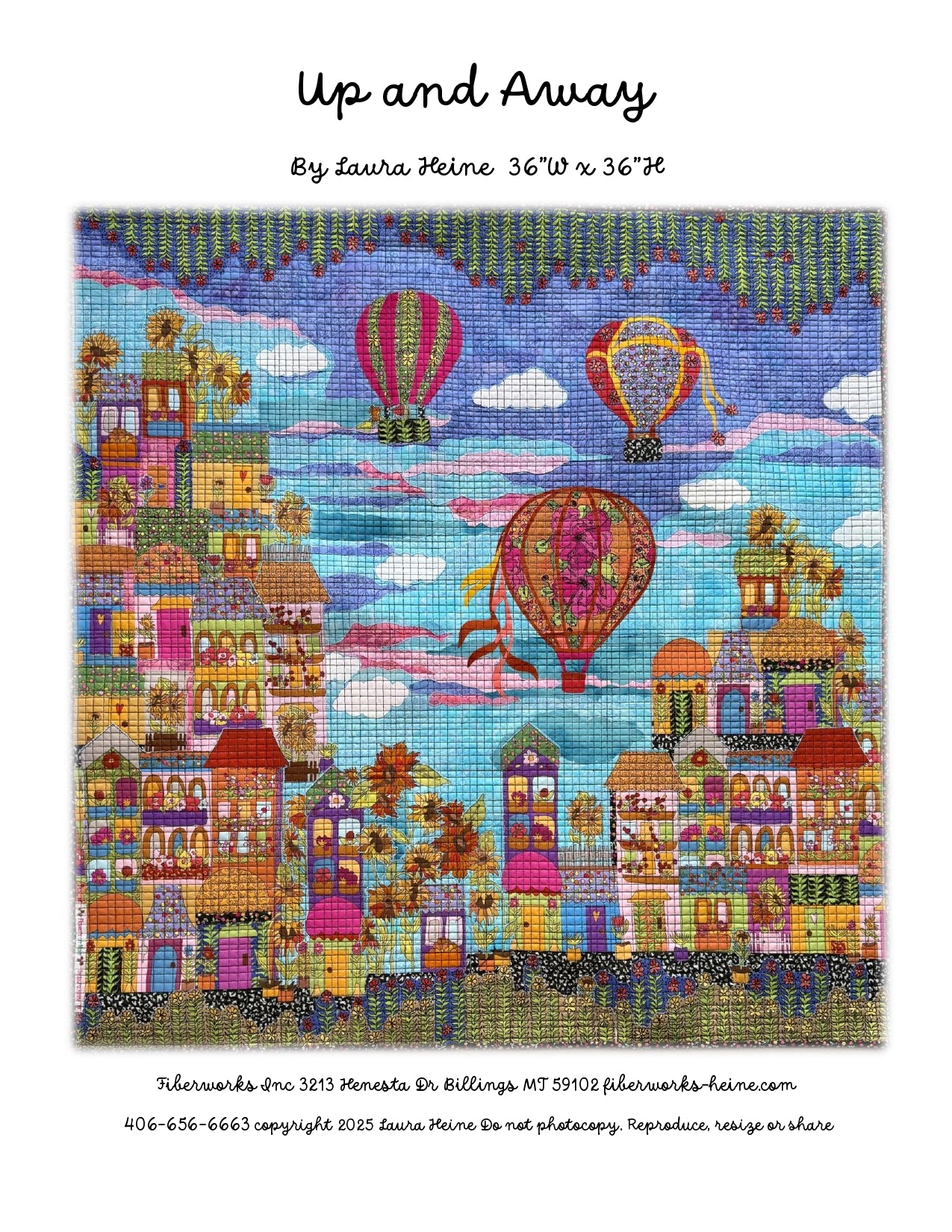 Up and Away Collage Pattern