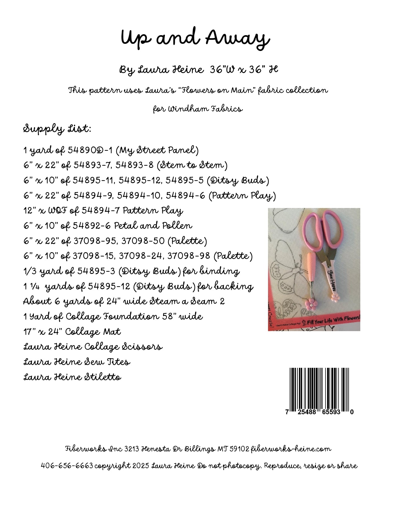 Up and Away Collage Pattern