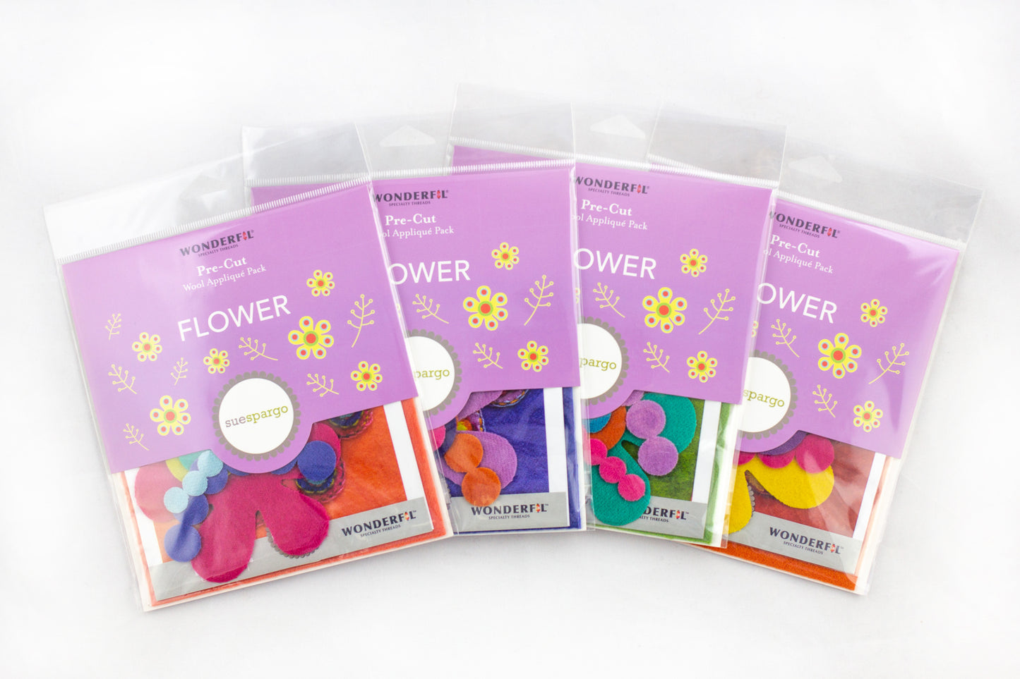 Sue Spargo Pre-Cut Wool Kit - Flower