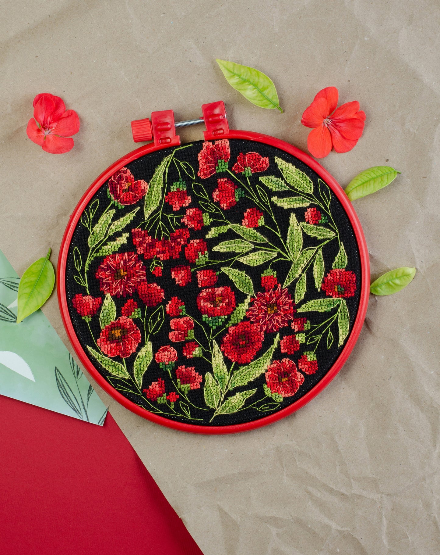 Flower Dance Cross Stitch Kit - Abris Art