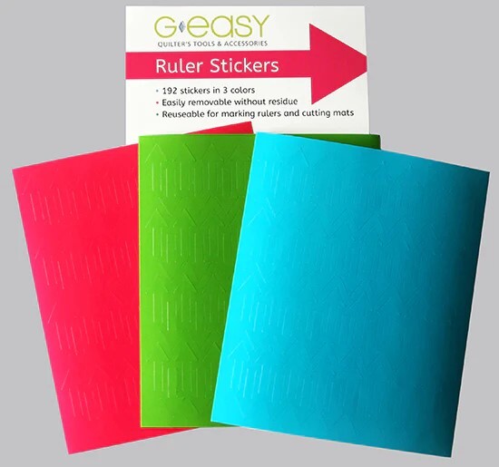 GEasy Ruler Stickers- Tropical Brights Palette