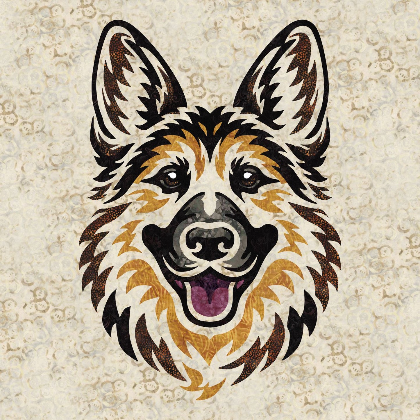 Laser-cut Kit: "Gunner the German Shepherd" by Madi Hastings