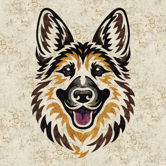 Laser-cut Kit: "Gunner the German Shepherd" by Madi Hastings