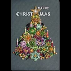 Golden Lights Beaded Emboidery Kit - Abris Art