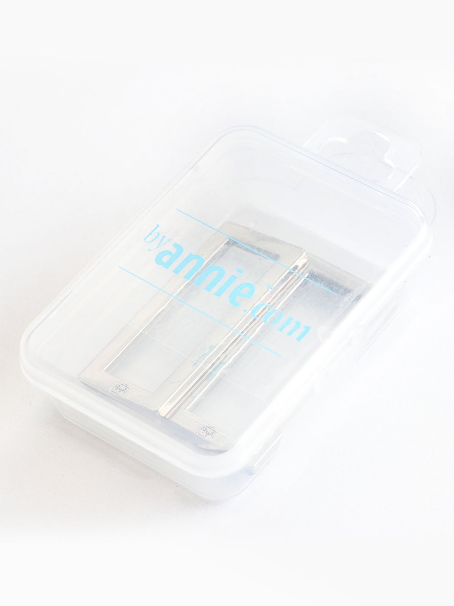 1.5" Rectangle Ring - Nickel - Set of Two