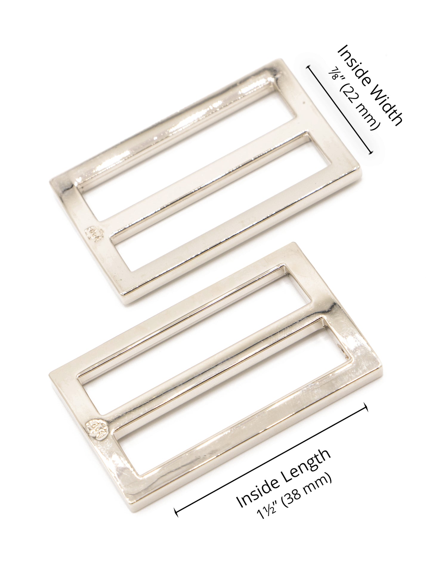 1.5" Widemouth Slider - Nickel - Set of Two