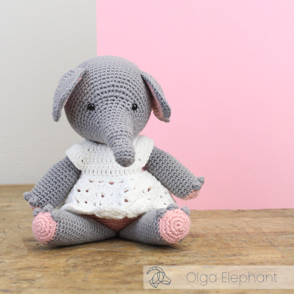 Olga the Elephant Crochet Kit