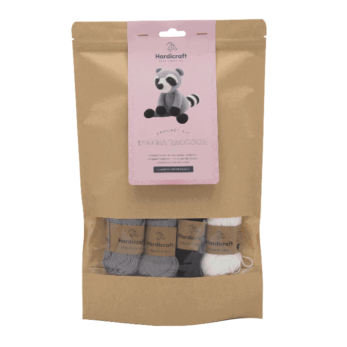 Lyanna the Raccoon Crochet Kit