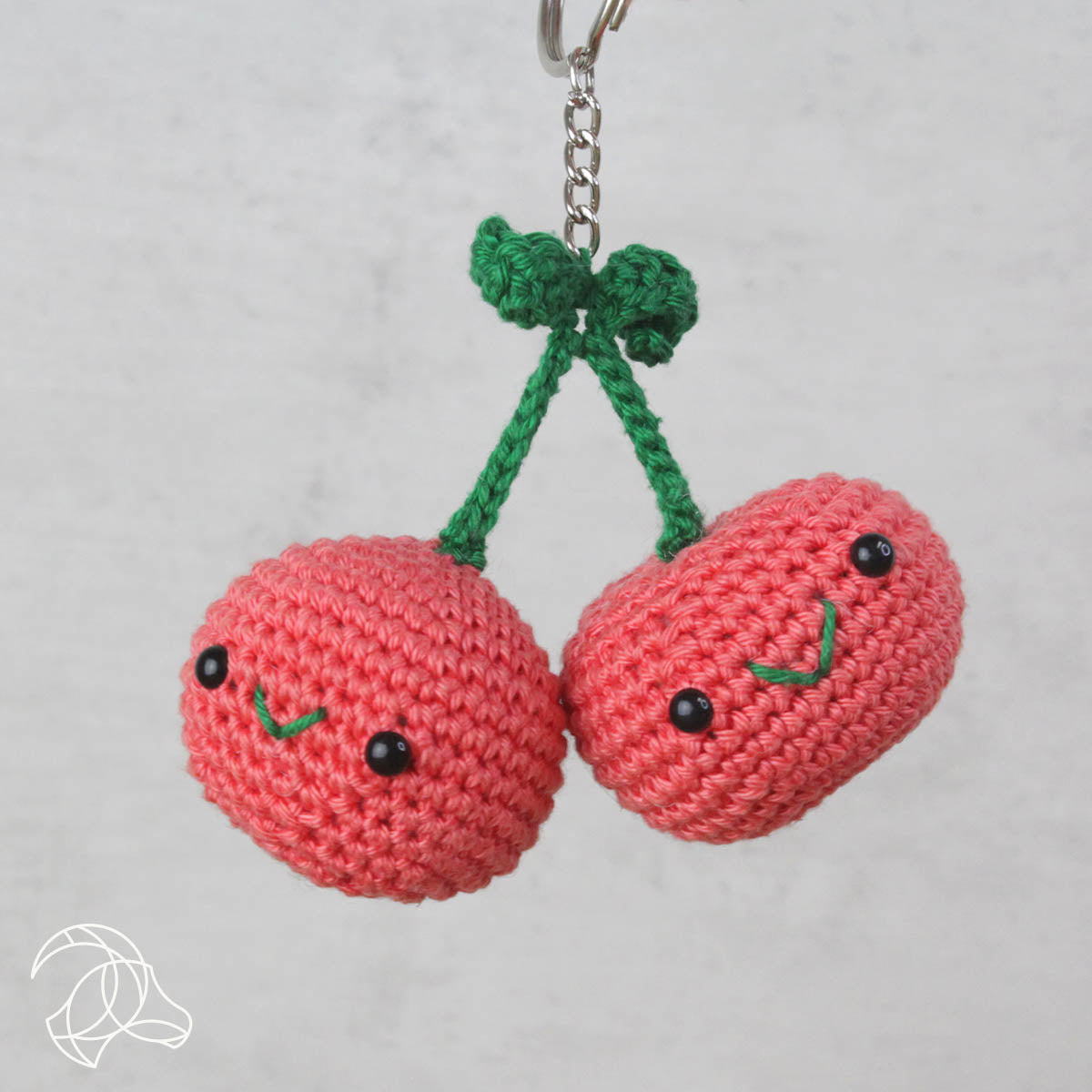 Cherries Bag Pendant Crochet Kit