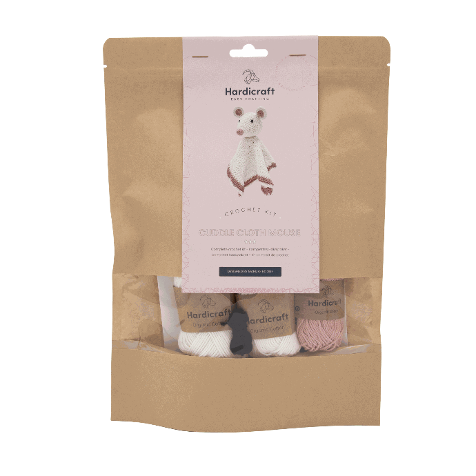 Cuddle Cloth Mouse Crochet Kit