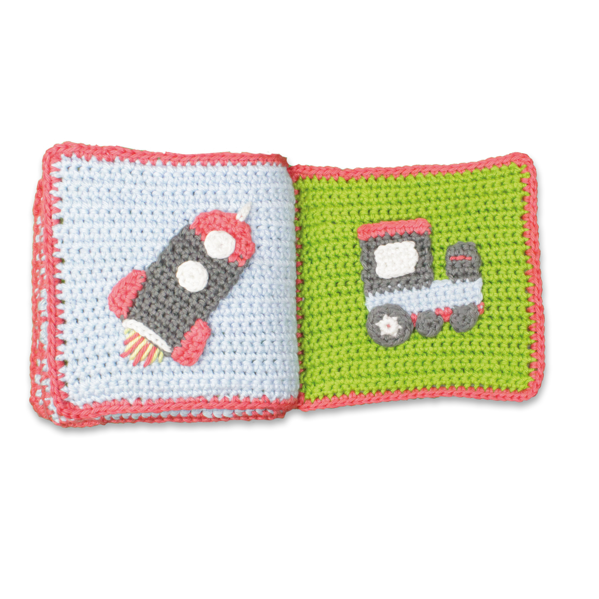 Soft Book - Vehicles Crochet Kit