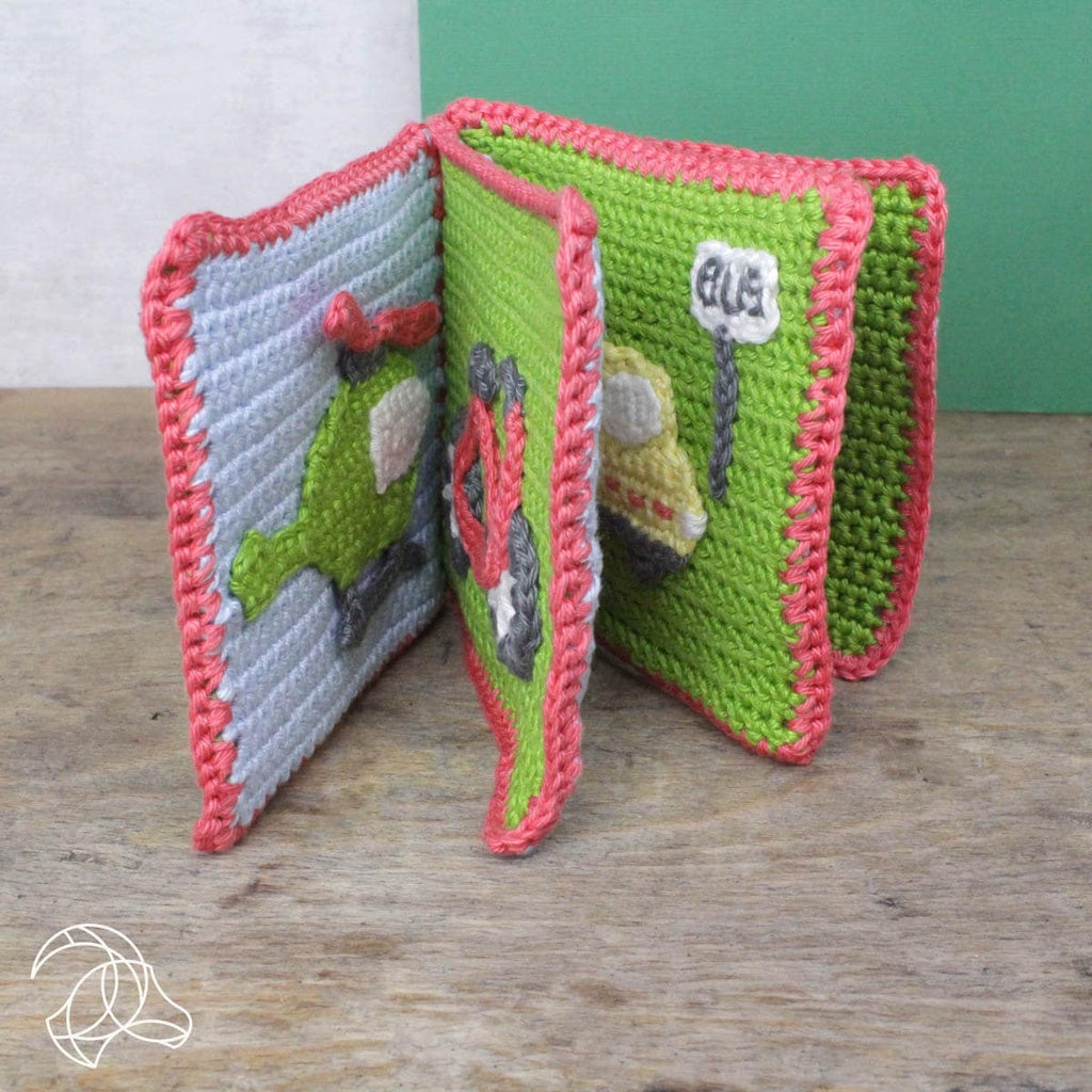 Soft Book - Vehicles Crochet Kit