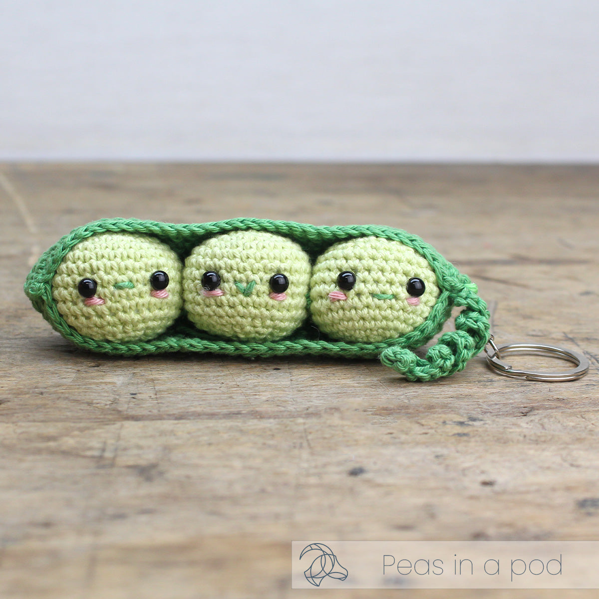 Peas in a Pod Bag Pendant Crochet Kit