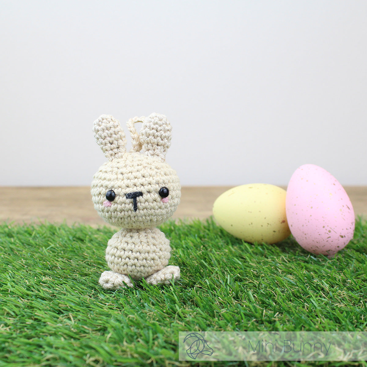 Mini Bunny Ornament Crochet Kit