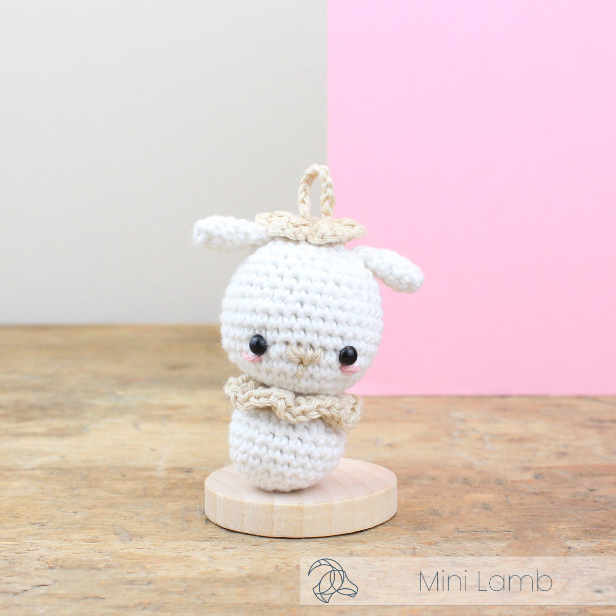 Mini Lamb Ornament Crochet Kit