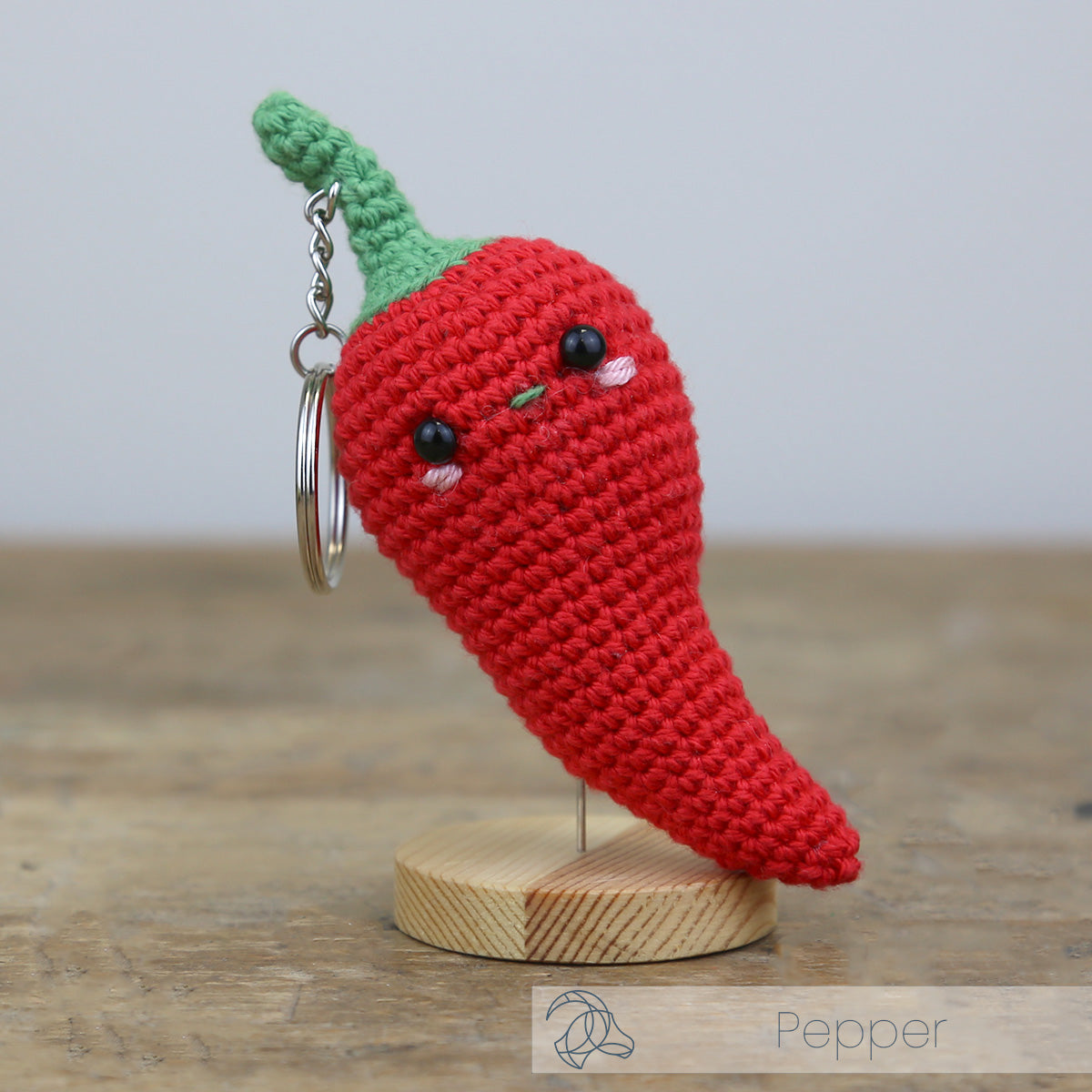 Pepper Bag Pendant Crochet Kit