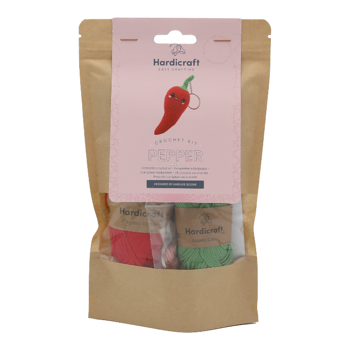 Pepper Bag Pendant Crochet Kit