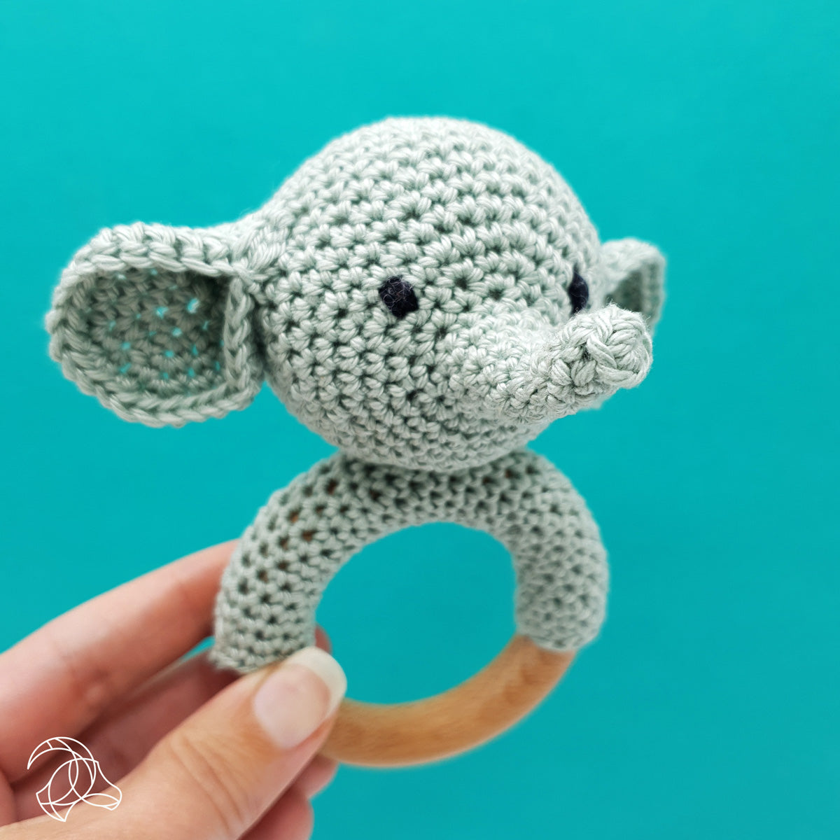 Rattle Elephant  Crochet Kit