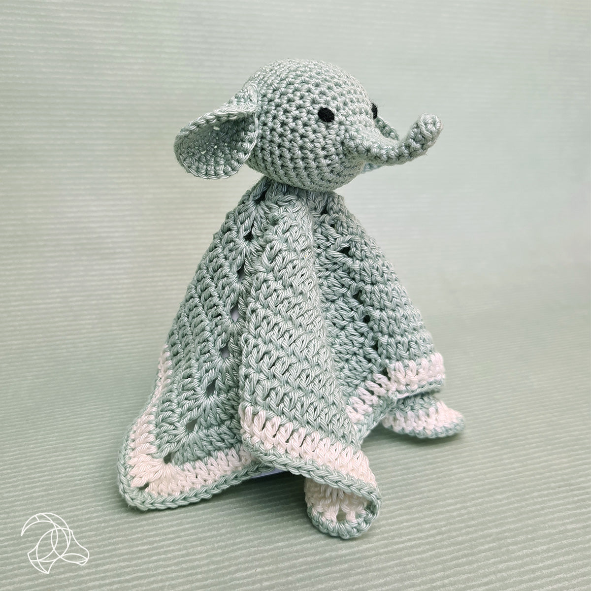 Cuddle Cloth Elephant Crochet Kit
