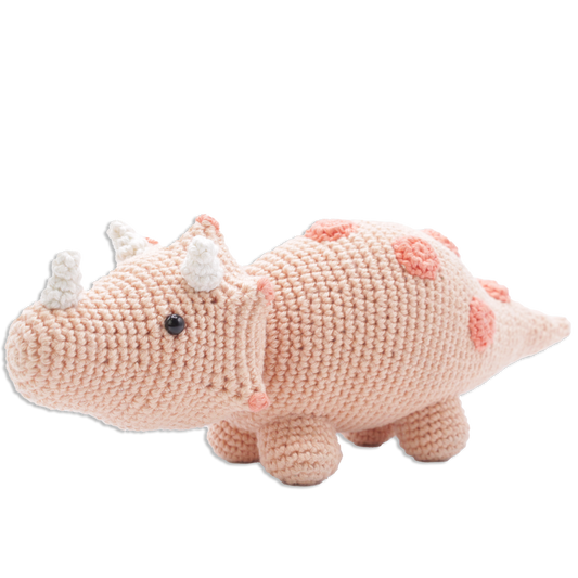 Triceratops Crochet Kit