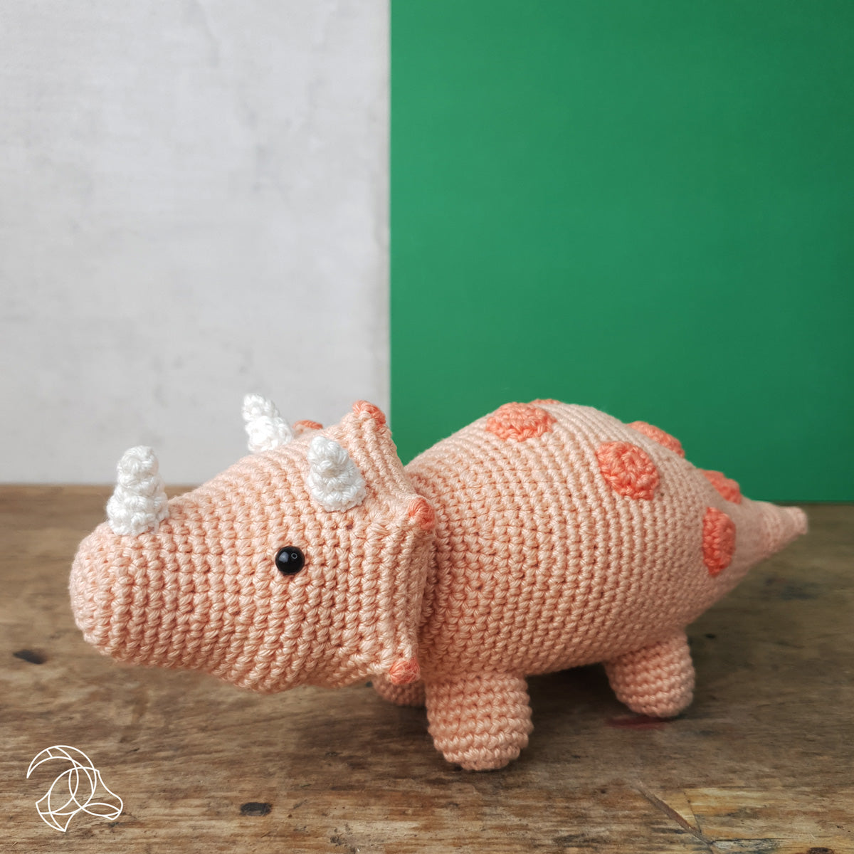 Triceratops Crochet Kit