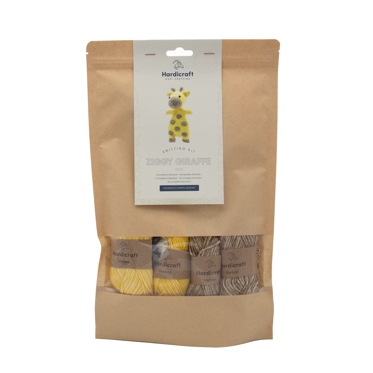 Ziggy the Giraffe Knitting Kit