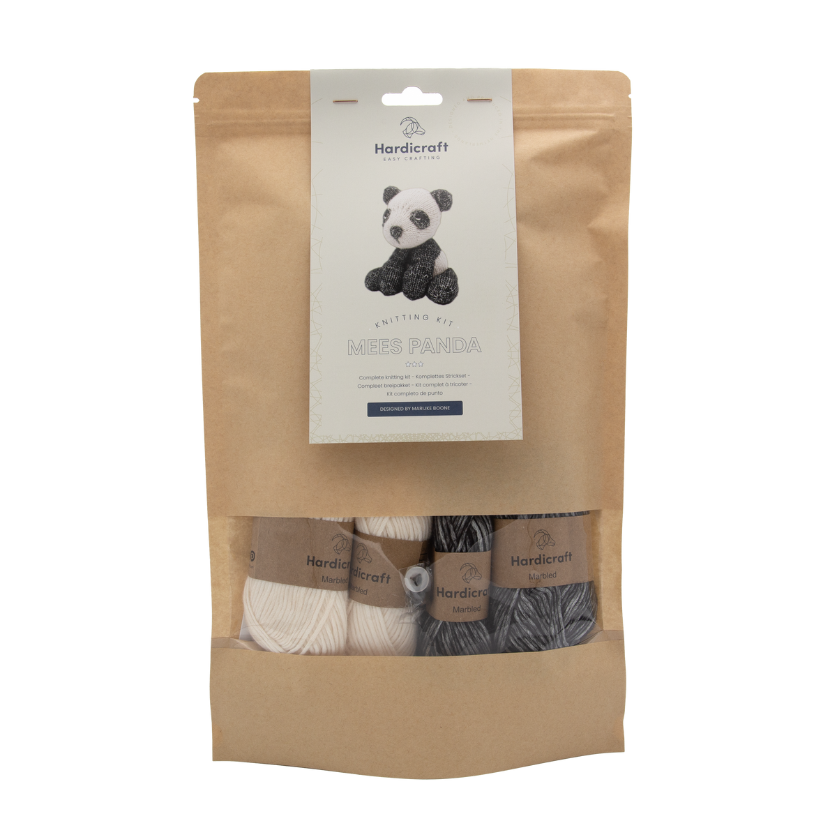 Mees the Panda Knitting Kit