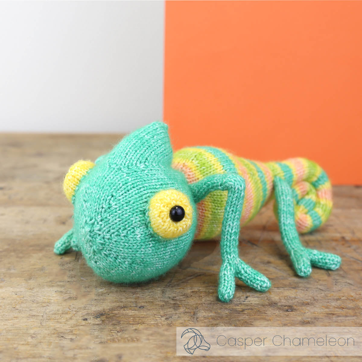 Casper the Chameleon Knitting Kit