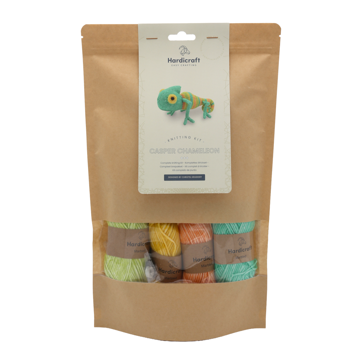 Casper the Chameleon Knitting Kit