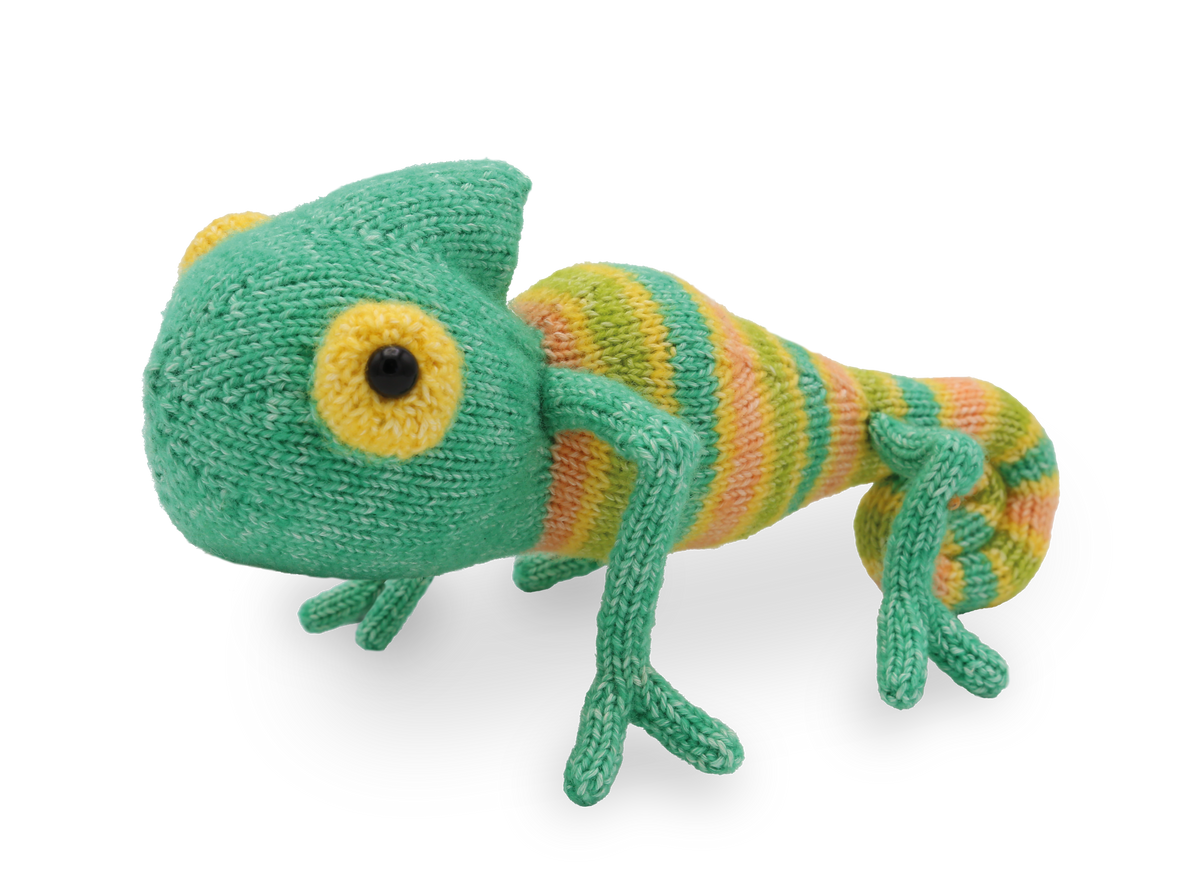 Casper the Chameleon Knitting Kit