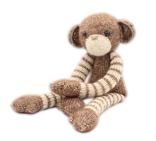 Malinda the Monkey Knitting Kit