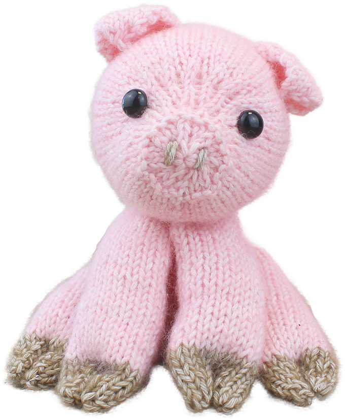 Liz the Piggy Knitting Kit