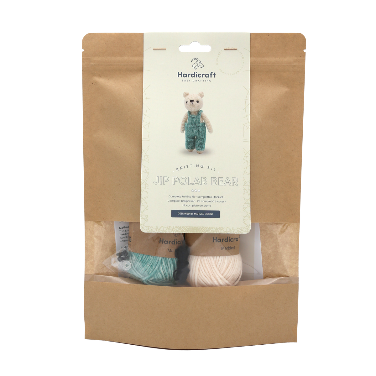 Jip the Polar Bear Knitting Kit