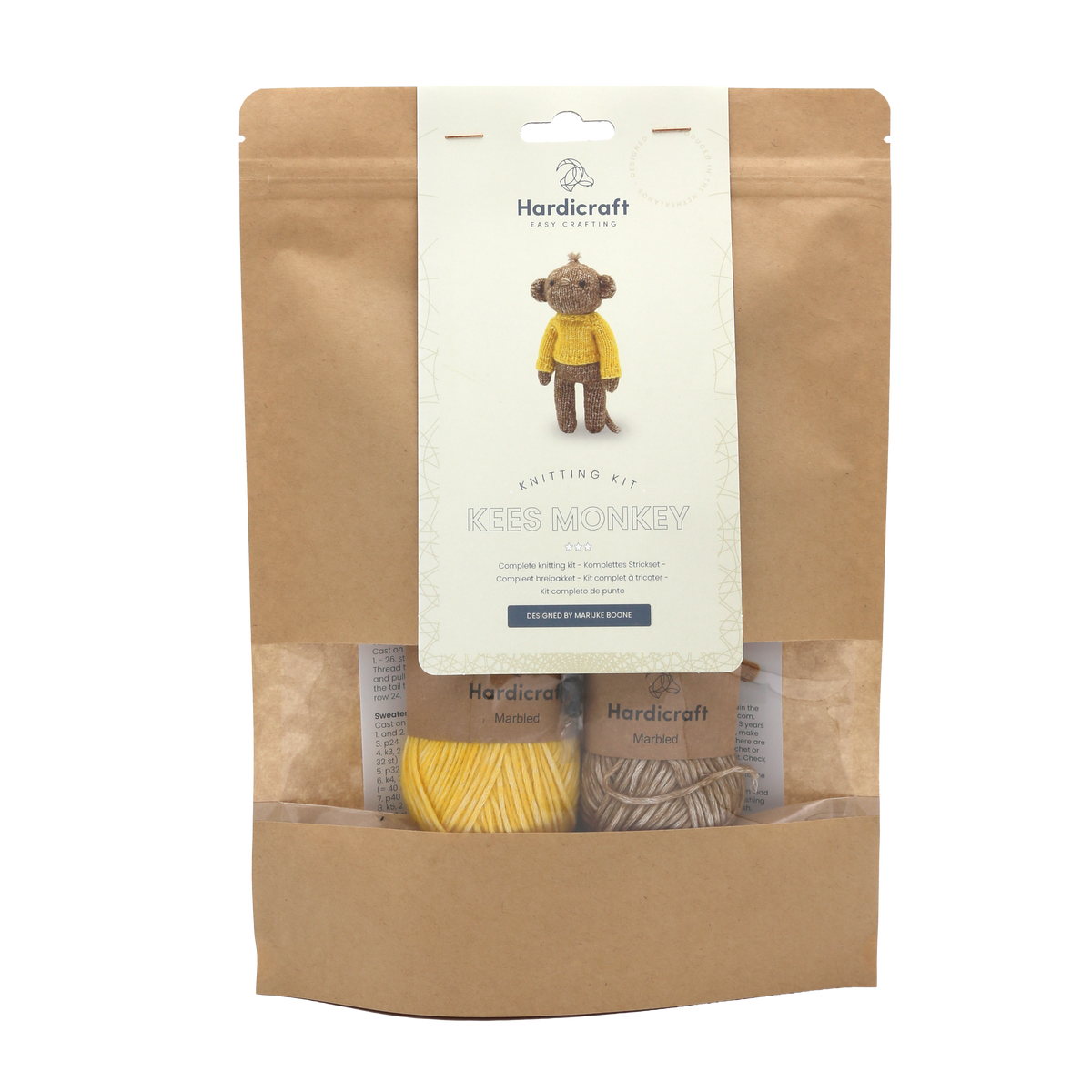 Kees the Monkey Knitting Kit