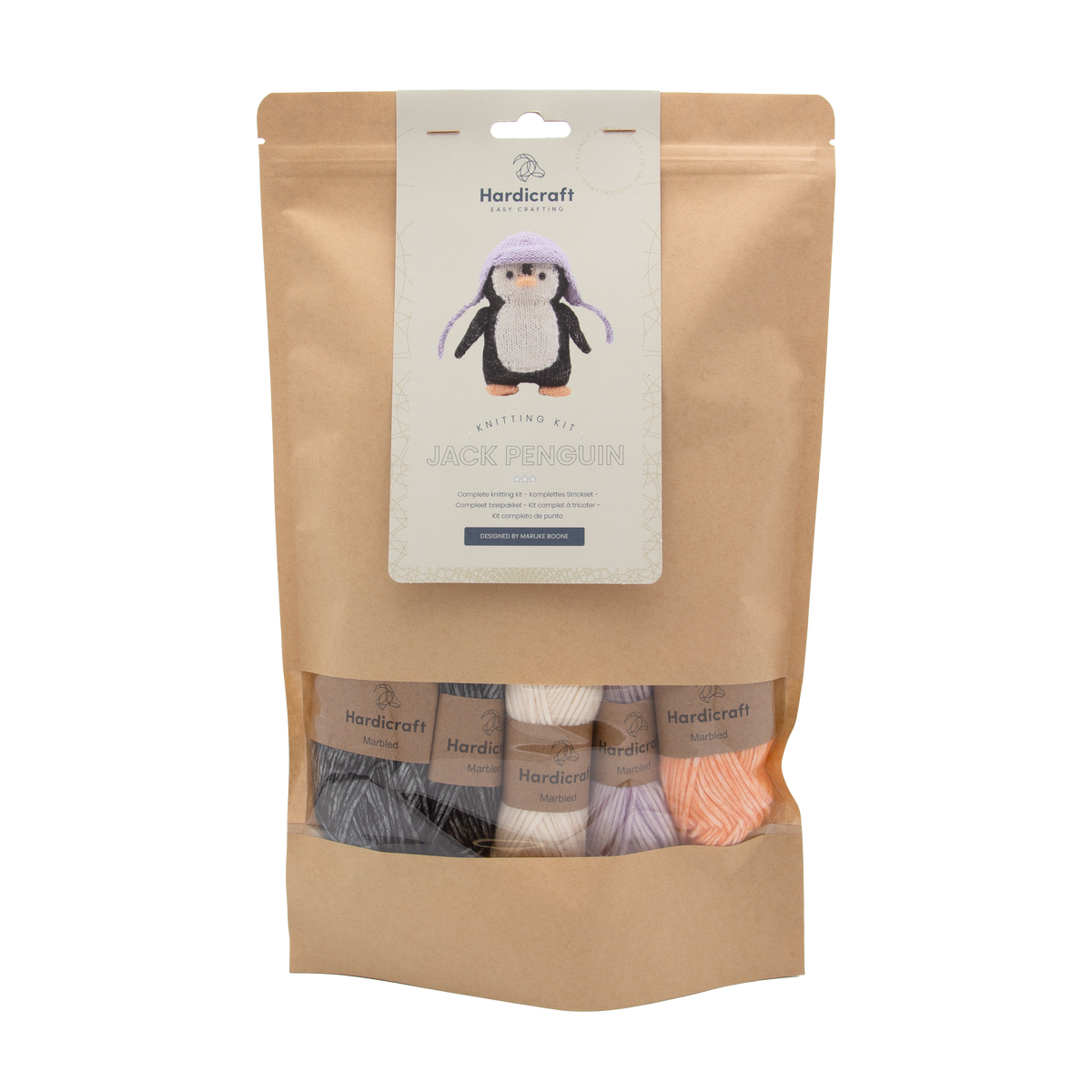 Jack the Penguin Knitting Kit