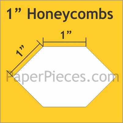 1" Honeycomb  Large Pack - 600 pieces