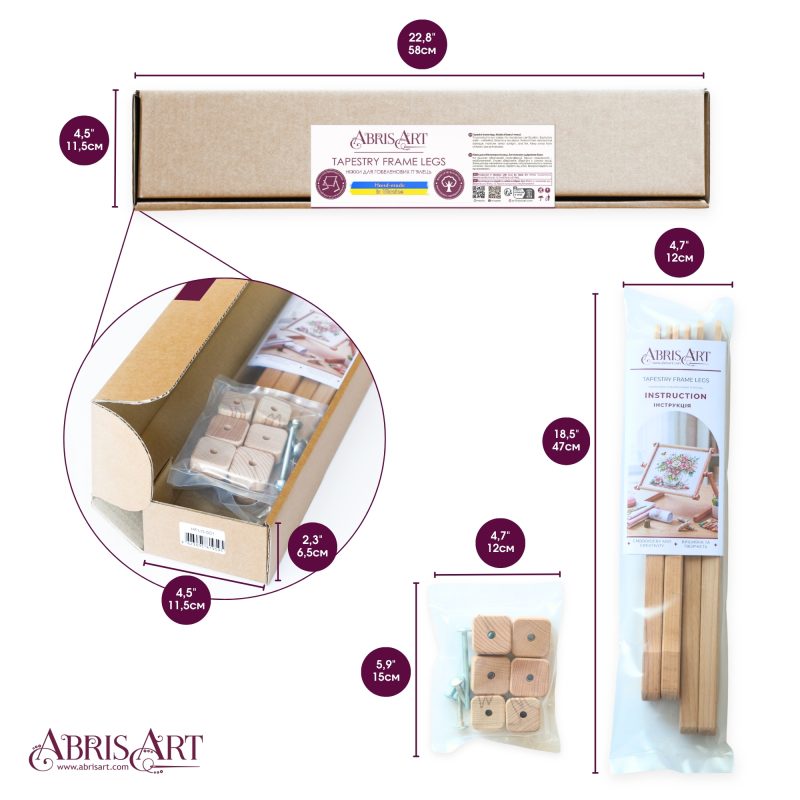 Universal Legs for Tapestry Frames