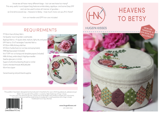 Heavens To Betsy Pattern - Hugs 'n Kisses
