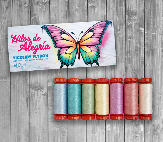 Hilos de Alegria by Vickeidy Plybon - Aurifil