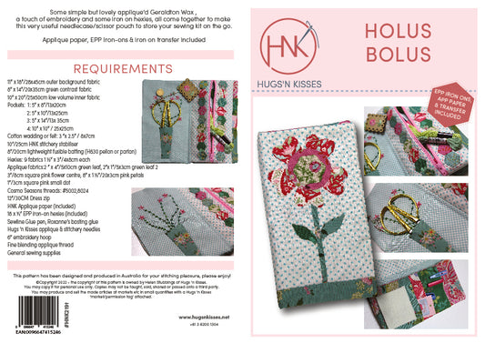 Holus Bolus Needlebook Pattern