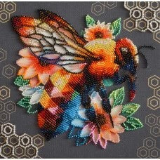 Honey Mosaic Beaded Embroidery Kit - Abris Art
