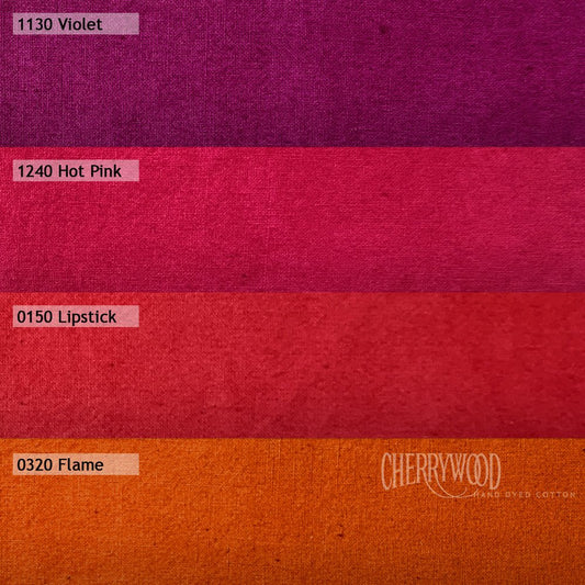 4 Pc Hot Medley Bundle - Cherrywood Fabrics