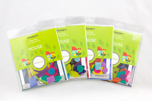 Sue Spargo Pre-Cut Wool Kit - House
