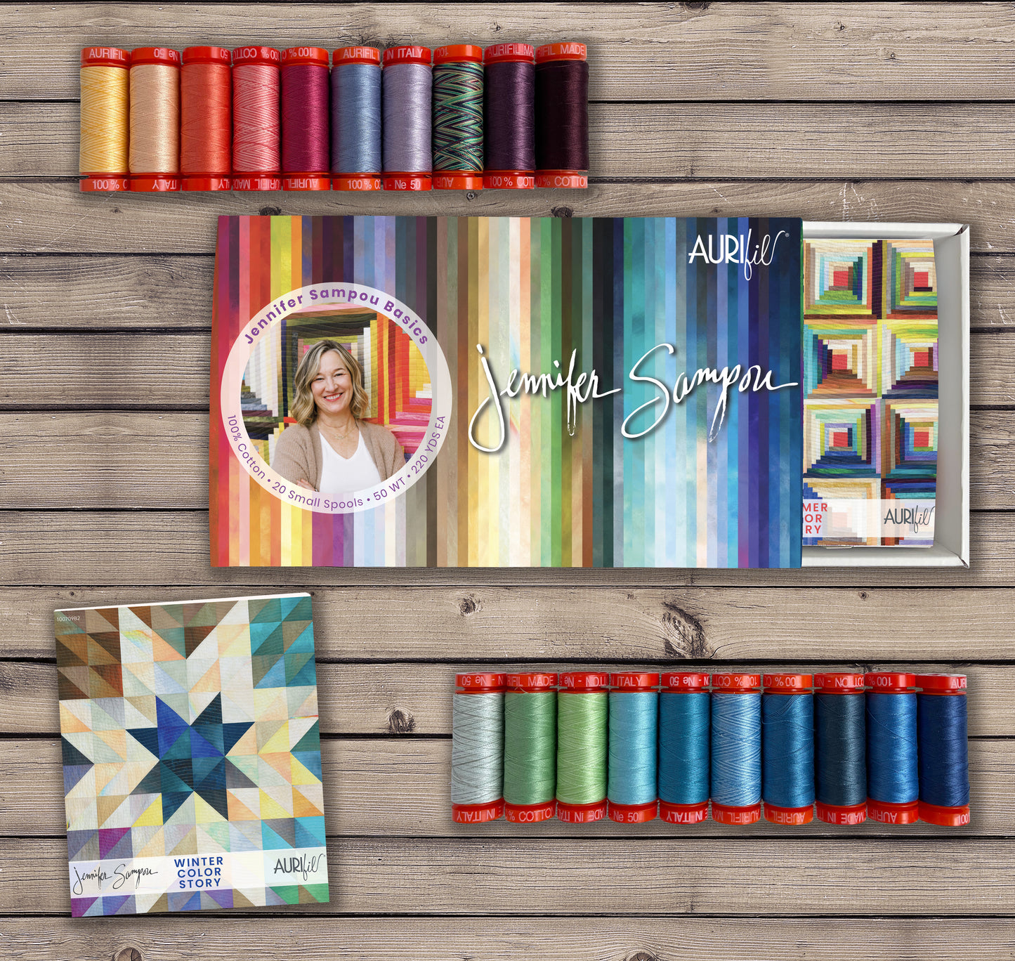 Jennifer Sampou Basics Collection - Aurifil