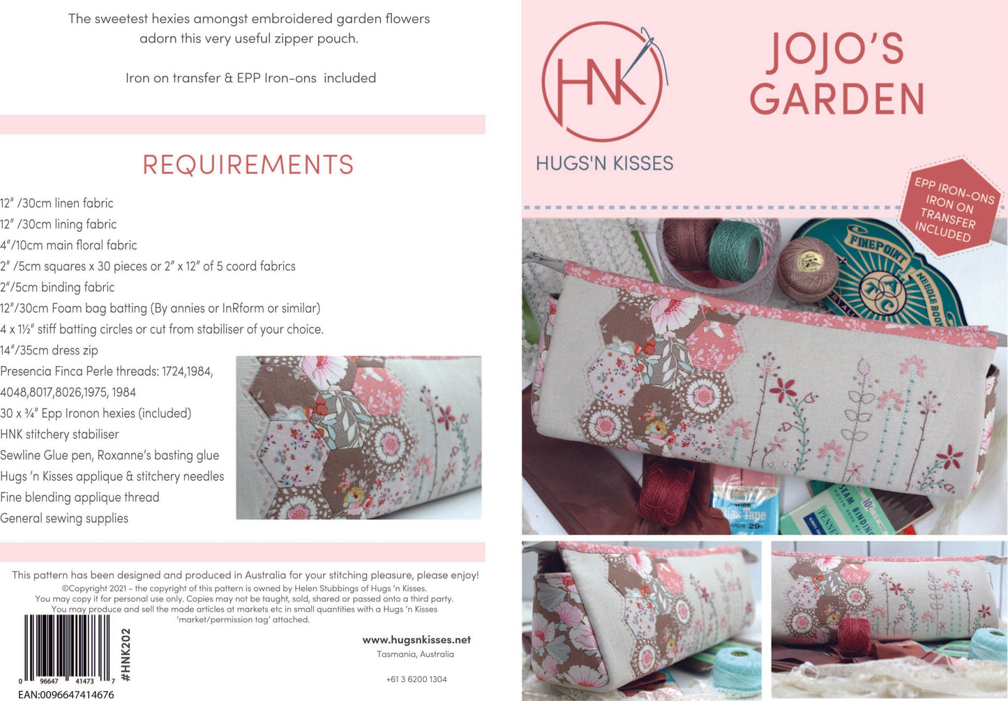 Jojo's Garden Pattern - Hugs 'n Kisses