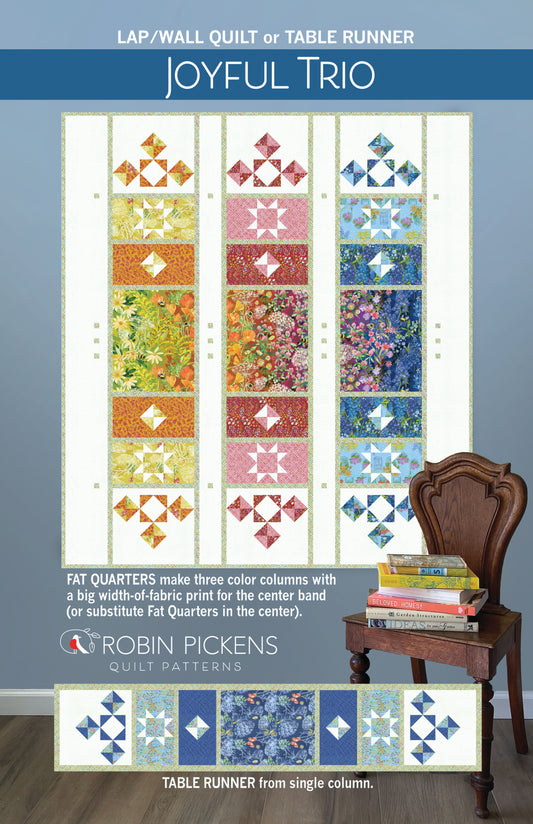 Joyful Trio Pattern - Robin Pickens