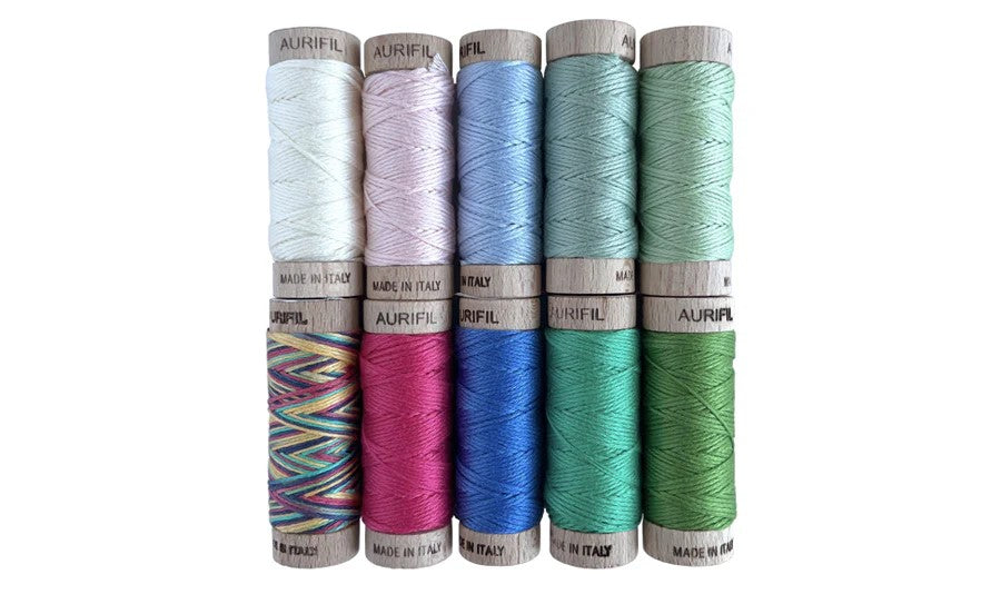 Hand Stitching With The Last Homely House by Kate Jackson Collection - Aurifil