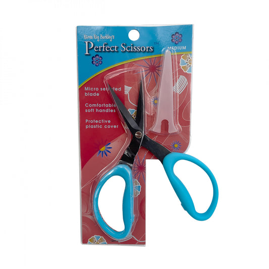 Perfect Scissors Serrated Blade - Medium Blue