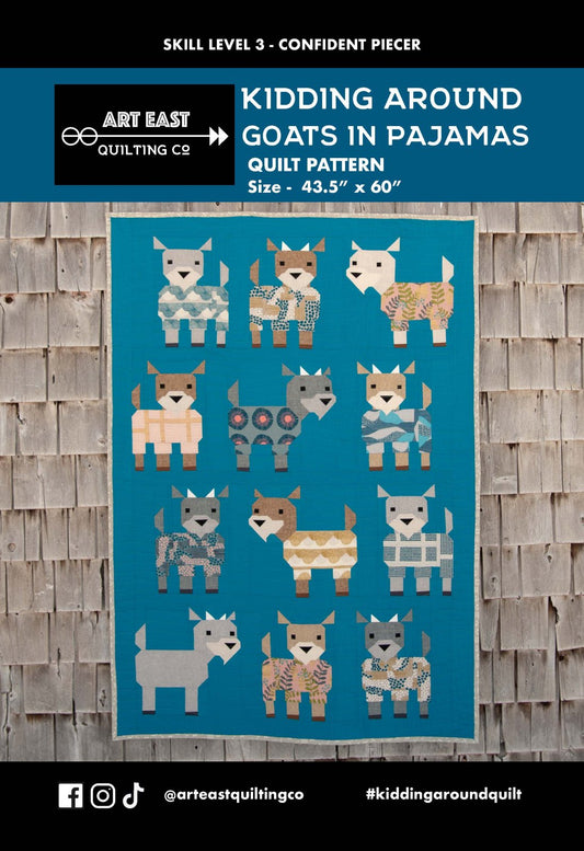 Kidding Around: Goats in Pajamas Pattern